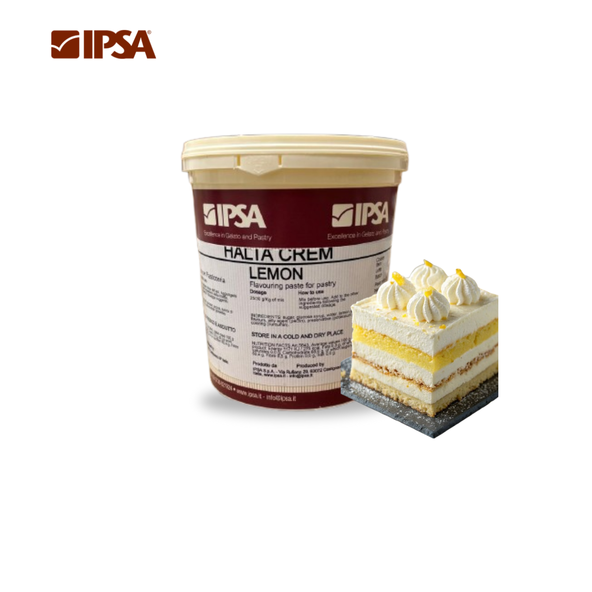 Pasta aromatizanta lamaie  HALTA, 1,2kg, 5843 Ipsa